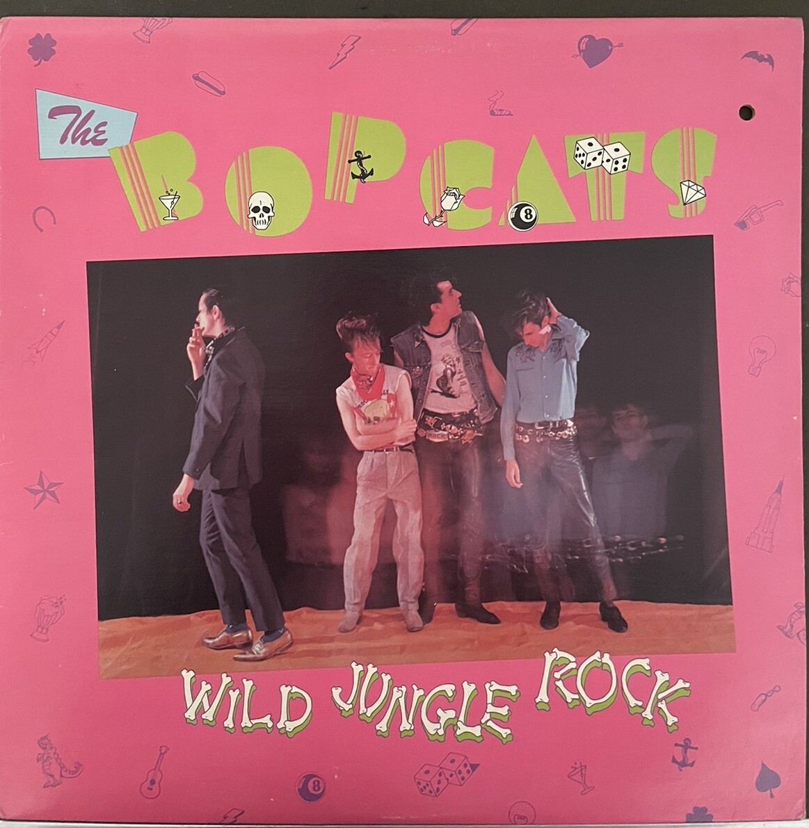 Bopcats Wild Jungle Rock Vinyl LP (Canada) (Attic Records) (1982 