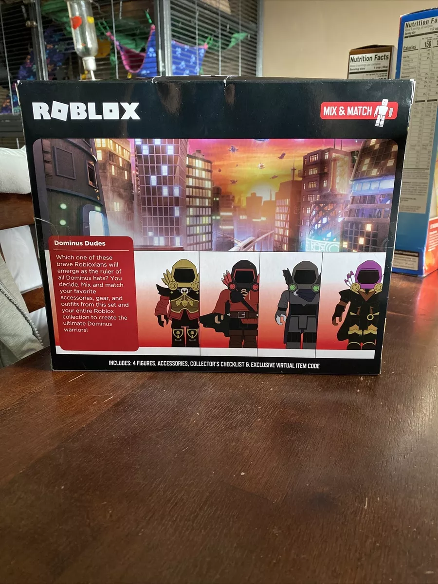 NEW Roblox Dominus Dudes Mix and Match Set of 4 Characters +