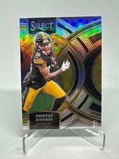 Diontae Johnson 2023 Panini Select Silver Holo Prizm Premier #124 Steelers