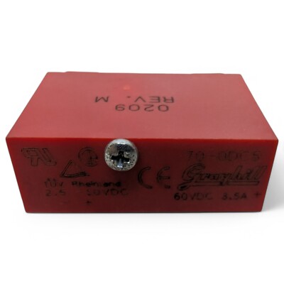 10 Teile Grayhill 70-0DC5 Solid State Relais Ssr 60VDC 3.5A Eingang 2.5-10VDC