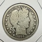 1908-D  SILVER BARBER HALF DOLLAR NICE COIN