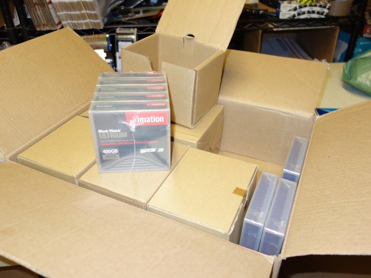 Box of 33x * Imation Black Watch LTO 2 Ultrium 400GB Data