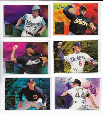 1994 Flair WAVE OF THE FUTURE Pick-A-Insert Abbot Steve Karsay Delgado Mondesi +