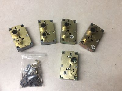 Pocket Mortise Locks, Assorted brands; PARTS UNIT; set of 4