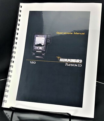 Humminbird 120 Platinum ID Finder Operators Manual User Instructions 