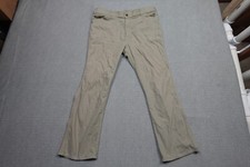 Vintage Levi's Pants Men 40x30 Beige Slacks Loose Fit Wide Leg Retro Red Batwing