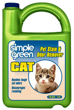 Simple Green Pet Stain and Odor Remover, Handles Tough Cat Odors - 128 oz.