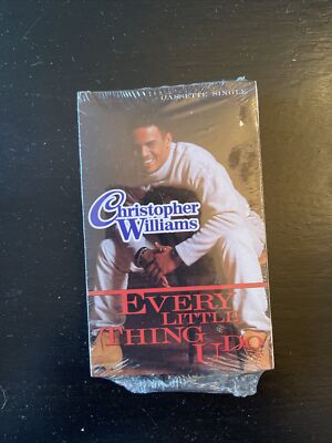 Sealed Christopher Williams Every little thing you do cassette single 1993