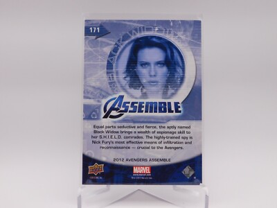 Scarlett Johansson as Black Widow 2012 Marvel Upper Deck Avengers