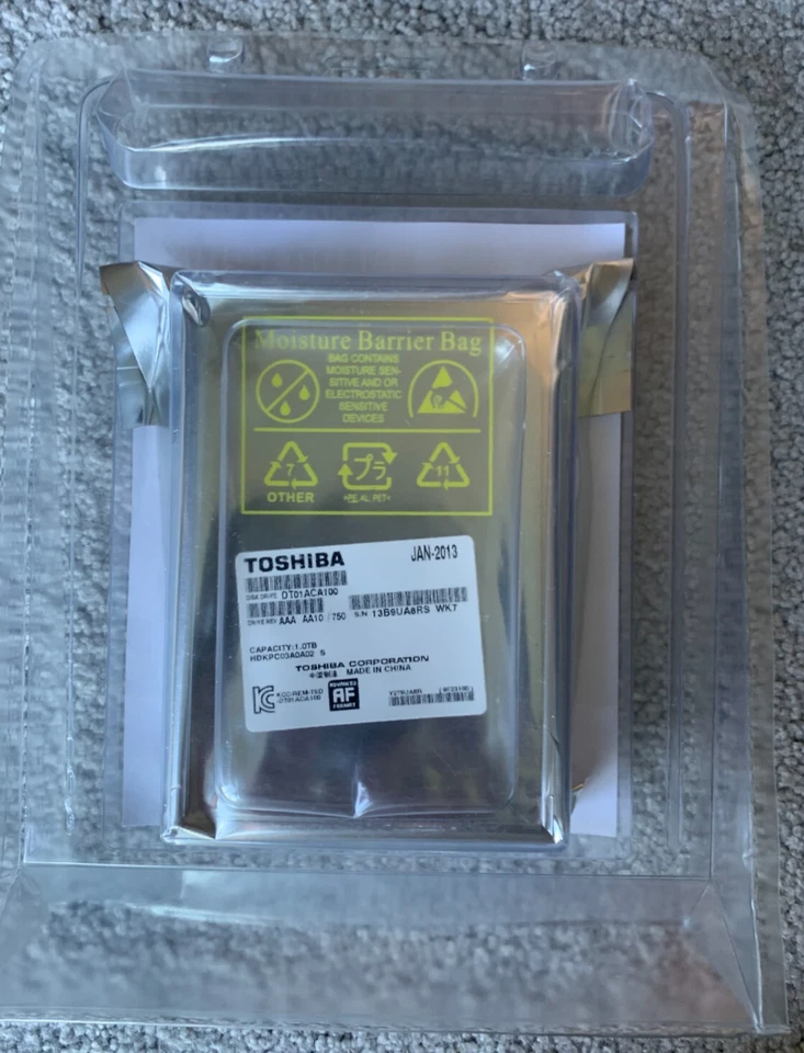 Toshiba 1 TB Internal 7200RPM 3.5" (DT01ACA100) HDD - Image 2 of 2