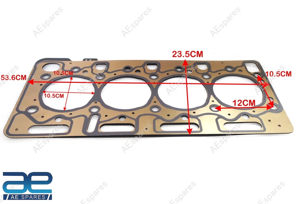 Engine Gasket Cylinder Head Fits For JCB 3C 3CX 3D 3DX 4C 4CX 1400B 320/02617 view 2
