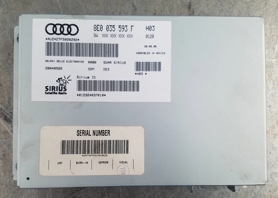 Módulos de control de carrocería Audi S4 B7 2007 #5275 M4 Foto 4 de 4