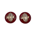 PAIR BSA PILED ARMS CREST FUEL TANK BADGES B31 A7 A10 - UK SUPPLIED