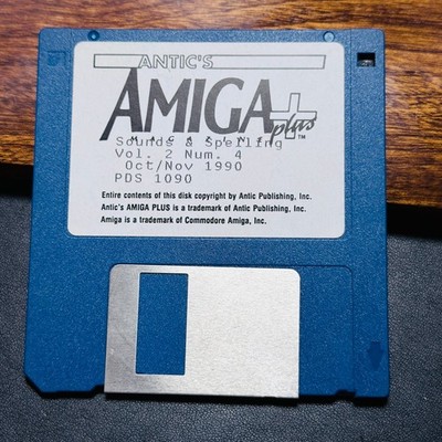 Antic's Amiga Plus Sounds & Spelling Vol. 2 Num. 4 Floppy Disk 1990