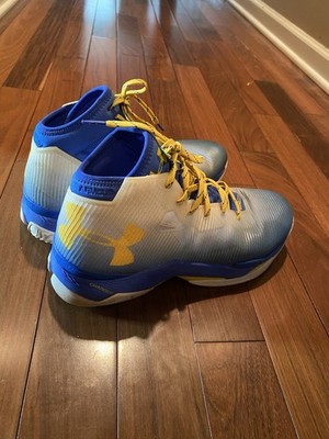 Under Armour Men's Curry 2.5 Basketball Shoes Blue/Gold