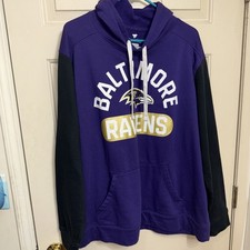 Baltimore Ravens NFL Fanatics Fleece Hoodie Sweatshirt Mens 2XL