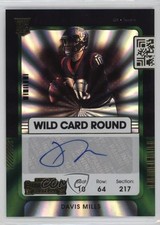 2021 Contenders Rookie Ticket RPS Variation Wild Card Round Davis Mills Auto lz7