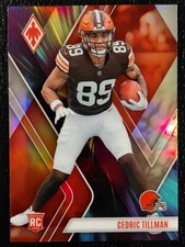 2023 Phoenix Cedric Tillman RC Rookie Card Color Burst #137. rookie card picture