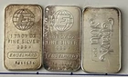 Vintage Engelhard & Crabtree 1 T-oz Lot of .999 Fine Silver..3 Troy Ounces Total