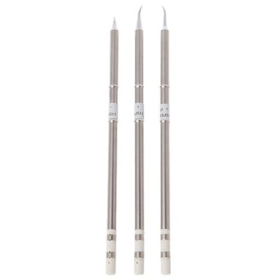 3 PCS T12J02 T12JL02 T12JS02 Iron Tips For Hakko Soldering Station FX951