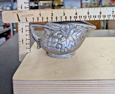 Arthur Court Design Aluminum Pewter Creamer With Grapevine Motif - Made In USA