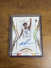 2022 Flawless Collegiate Basketball AJ Griffin Rookie Auto Gold /10 Duke