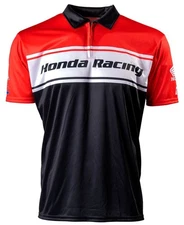 Factory Effex Honda Team Pit Mens Short Sleeve Shirt Red/Black