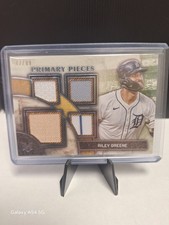 2025 topps museum riley greene quad relic /99