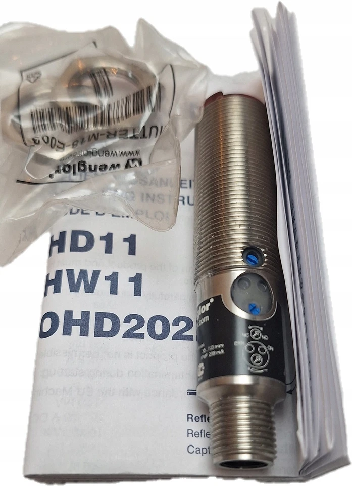 Wenglor HD11PC3 Reflex Sensor M18 10–30VDC PNP 200mA IP67 - Image 2 of 4