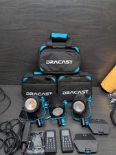 Lot of 3 Dracast BoltRay LED400 Bi-Color Light DRBR-F-400B