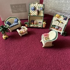 Avon - Victorian Memories Miniature Furniture Collectibles - Patio