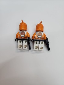 2x Lego Star Wars Minifig Bomb Squad Clone Trooper 7913 sw0299 Blaster Included