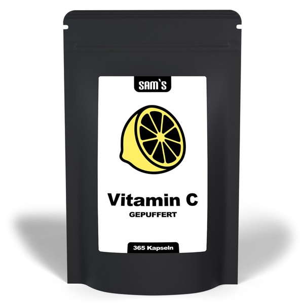 Vitamin C Hochdosiert 500 Mg Gepuffert 365 Kapseln Vegan-image