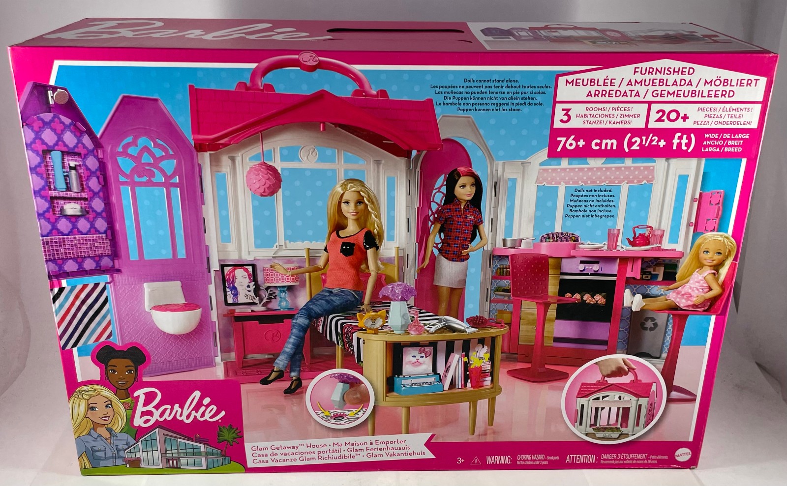 Barbie "GLAM GETAWAY HOUSE" Mint in Box Never Opened
