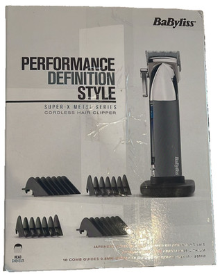 BaByliss Super X Metal Haarschneider Anthrazit Beard Beauty Trimmer E9969E