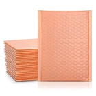 100 #0 6x10 Peach Poly Bubble Envelopes Padded Shipping Mailers 6"x10"