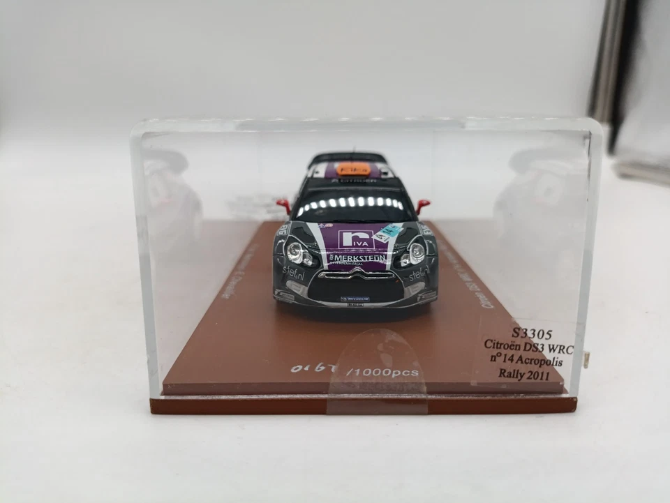 Citroen DS3 Wrc Rally Acropolis 2011 #14 Van Merksteijn 1/43 Spark  S3305 §§ - Immagine 2 di 4