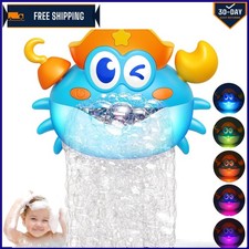 Delightful Bubble Machine with Colorful LED Lights - Ideal Gift for Kids 1-8