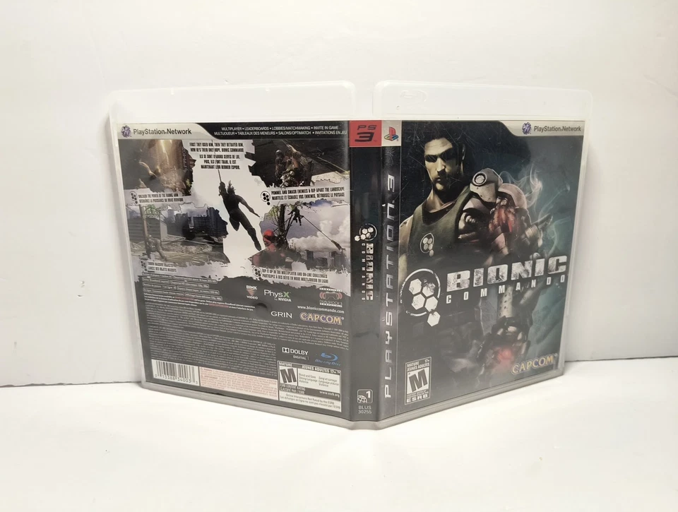 Bionic Commando (PS3, 2009) – CIB, Tested, VG+ Action Adventure - Image 3 of 4