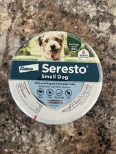 Seresto Flea  Tick Collar SMALL DOGS UP TO 18 lbs - 8 Month Protection NEW