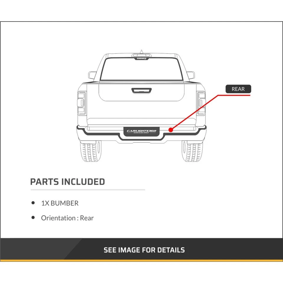 For Dodge Ram 1500/2500/3500 Van Bumper 1999-2002 Chrome Steel w/ Molding Holes - Imagem 4 de 4