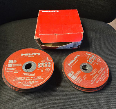 Hilti Trennscheibe 125x1,0x22,23 mm für Winkelschleifer Zirconia AC-D SPX 57 St.