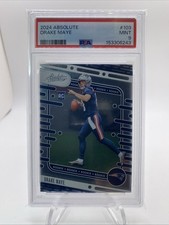 2024 PANINI ABSOLUTE BLUE #103 DRAKE MAYE ROOKIE RC PSA 9 MINT 