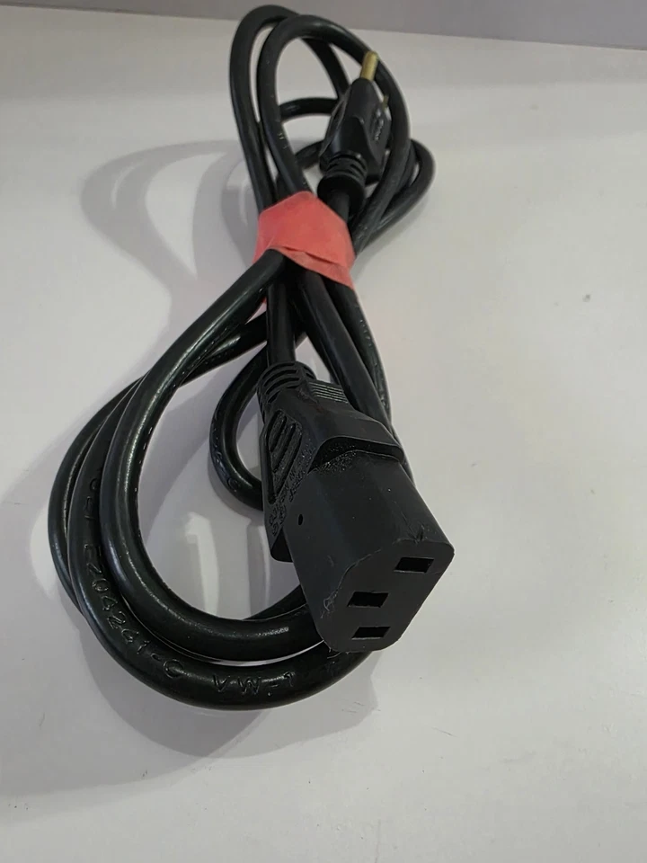 Volex PS204 E62405SP Black Power Supply Cord 3-prong - Image 2 of 2
