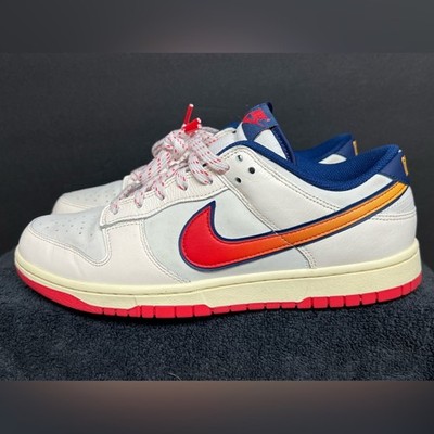 Nike Dunk Low SE  Retro Lettering Pale Ivory Crimson Sail HV5749-110 Mens SZ 10
