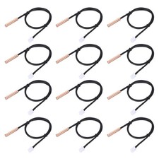 12 Pcs 15K 15.7 Inch 3950 Copper Temperature Sensor Probe for Air Conditioner