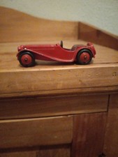 Vintage Dinky Toys 38f Jaguar 100 Ss Sports Blue Made In England Meccano Ltd.