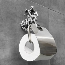 Wall Mounted Silver color Romantic style Bathroom Hardware Toilet Paper holder