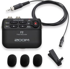 ZOOM F2/B Field Recorder Black Compact and lightweight 32-bit float compatible