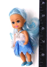 Zuru Sparkle Girlz Butterfly Doll Girl Blue Hair Snowflake Wings Fairy